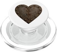 Rouillé, Rivet, cœur en Fer, Design Industriel PopSockets PopGrip pour MagSafe