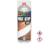 Rouille Stop Oxyde de Fer Micacé Argent Hochdeckendes Peinture en Spray 400ml