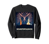 Rouketopolemos Chios Grec Pâques Feu d'artifice Battle Tradition Sweatshirt