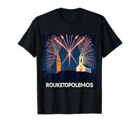 Rouketopolemos Chios Grec Pâques Feu d'artifice Battle Tradition T-Shirt