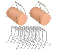 Roulade Clamp 10 Pieces Stainless Steel Heat-Resistant -Grade Food | Cabbage Vegetable Clamp Roulade Clip for Kitchen, Restaurant, , Cafeteria, Diner, Bakery, Buffet, Grill Campground