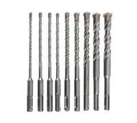 roulant la broche de marteau, SDS Plus jeu de forets à percussion rotatif 160mm pointe croisée 5-16mm 4-9 pièces(9pcs)