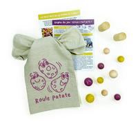 Roule patate-jeu de billes en bois -jura