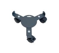 Louis MOULIN Support extensible à 3 roulettes gris martelé 27 à 37 cm