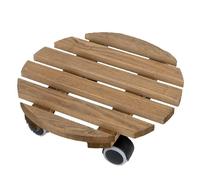 Roule pot intérieur rond - D 28,8 x H 8,3 cm - Marron