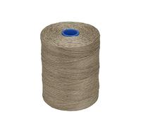 Rouleau 1kg de ficelle 3 brins pour charcuterie lin lisse ecrue - TomPress