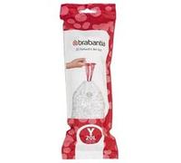 Rouleau 20 sacs poubelles 20 l blanc Code Y - Brabantia - Blanc - Plastique Blanc G