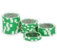 Rouleau 25 jetons Ultimate Poker Chips 25 Vert