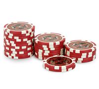 Rouleau 25 jetons Ultimate Poker Chips 5 Rouge