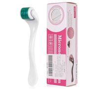 Rouleau à barbe 0,5 mm, pour Dermaroller 0,75 mm, rouleau à micro-aiguilles pour soins de la peau et des cheveux, visage et corps, hommes et femmes, pour Derma Roller (1 vert)
