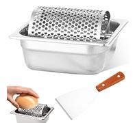 Rouleau à beurre en acier inoxydable 304 avec spatule, distributeur de beurre de 1 l avec support, distributeur de beurre pour pain, distributeur de beurre durable, rouleau à beurre pour magasin