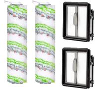 Rouleau à brosse pour aspirateur Bissell CrossWave X7 Pet Pro 3011, 2832Z, 2955Z Multi-Surface tout-en-un et filtre (animal vert)