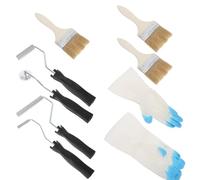 Rouleau à Bulles Acier Inoxydable pour Réparation de Bateau et Moulage | Kit avec Brosse et Moufles, Poignée Ergonomique Allongée, Tailles Multiples, Surface Lisse pour Fibre de Verre