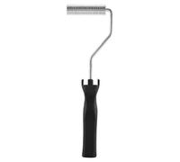 Rouleau à bulles ergonomique en fibre de verre avec tête en alliage d'aluminium pour projets industriels et artisanaux