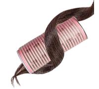 Rouleau À Cheveux Électrique - Petit Rechargeable, Rouleau Chaud De Voyage | Outil De Coiffure En Céramique Chauffé Par USB, Chaleur Rapide, Accessoire Léger Pour Boucler Les Cheveux, Pour