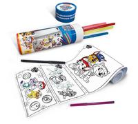 Rouleau À Colorier Lisciani Giochi Paw Patrol - Grand Format Avec 6 Feutres, Tube Cartonné
