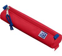 Rouleau à crayons Oxford polyester rond petit rouge