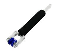 Rouleau à double ressort robuste pour bordures de verre lisses avec poignée ergonomique en mousse acrylique