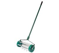 Rouleau à gazon, aérateur de pelouse - Outil roulant manuel pour aération du sol, machine d'aération de pelouse jardinage, outils d'aérateur de poussée pour jardin, patio, patio