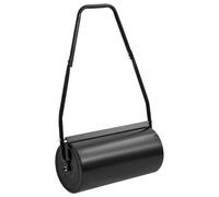 vidaXL Rouleau ¿¿ gazon de jardin avec poign¿¿e noir 42 L fer et acier