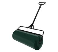 Rouleau à gazon en acier vert 63 L compacteur pour nivelage de terre et jardin
