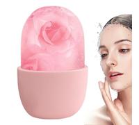 Rouleau à glace en silicone - 13,5 x 7 x 4,8 cm - Moule à glace pour le visage - Appareil de massage réutilisable pour le visage, rouleau de massage rafraîchissant des yeux pour les poches, les cernes