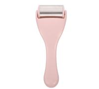 Rouleau à Glace Professionnel en Acier Inoxydable, Visage et Yeux | Portable, Rose, Design Ergonomique, Usage Maison et Voyage, Nettoyage Facile, Soulage la Peau Autour des Yeux