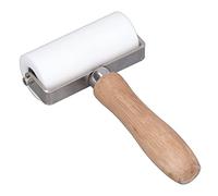 Rouleau à main en silicone Kuuleyn, outil à rouleau en caoutchouc, outil de rouleau de lissage à rouleau en silicone de 90 mm / 3,5 pouces pour le soudage à haute température