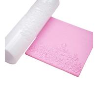 Rouleau à motif d'argile acrylique fait à la main - Outil de bijoux pour styles - Accessoire de texture d'argile douce - Outil d'estampage floral printanier