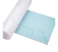 Rouleau à motif d'argile acrylique fait à la main - Outil de bijoux pour styles - Accessoire de texture d'argile douce - Outil d'estampage floral printanier