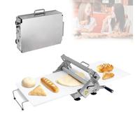 Rouleau à pâte manuel avec cadre pliable pour boulangerie, pizza, croissant