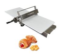 Rouleau à pâte manuel avec épaisseur réglable et planche à feuilles, parfaite pour la fabrication de pizzas, croissants, pâtisserie et fondant
