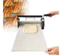 Rouleau à pâte manuel avec épaisseur réglable pour pizza, croissants, pâtisserie et fondant - Design de table