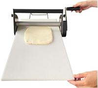 Rouleau à pâte manuel avec épaisseur réglable pour pizzas, croissants et pâtisseries maison
