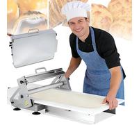 Rouleau à pâte manuel avec épaisseur réglable, rouleau compact en acier inoxydable pour la préparation du pain et des pâtisseries