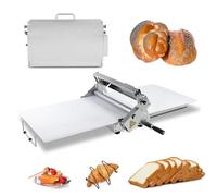 Rouleau à pâte manuel, épaisseur réglable, design pliable pour pizza, pâtisserie et croissants, utilisation de table compacte