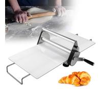 Rouleau à pâte manuel pliable avec épaisseur réglable pour pizza, croissants, pâtisseries et fondants faits maison