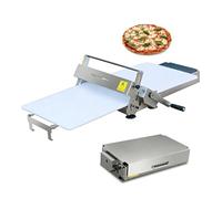 Rouleau à Pâte Pliable,Laminoir à Pâte Manuel/Machine à Feuilletage,Réglage Échelle 5mm-20mm,Laminage Pâte Fine,Saupoudreur Automatique,Outil Boulangerie,5kg(103x58x25cm)