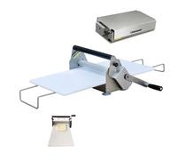 Rouleau à Pâte Pliable,Laminoir à Pâte Manuel/Machine à Feuilletage,Réglage Échelle 5mm-20mm,Laminage Pâte Fine,Saupoudreur Automatique,Outil Boulangerie,5kg(89x49x20cm)