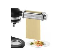 Rouleau à Pâtes pour KitchenAid en Acier Inoxydable Accessoire à Pâtes pour Robot Pâtissier Anti-adhésif 8 Réglages d’Épaisseur