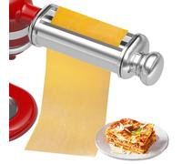 Rouleau à pâtes pour tous les mélangeurs KitchenAid - Rouleau à pâte électrique avec 8 réglages d'épaisseur différents - Accessoire de cuisine en acier inoxydable