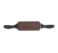 Rouleau à pâtisserie antiadhésif, rouleau à pâte pour la cuisson, rouleau à pâte durable en ABS et résine de silicone avec cadre en acier, poignée ergonomique pour l'usage en pâtis