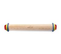 Lacor Rouleau à pâtisserie 67142 – hêtre avec anneaux – bois beige