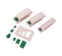 Rouleau à pâtisserie en argile pour sapin de Noël - Fournitures de fabrication de bijoux pour projets d'artisanat et décoration de la maison - Rouleau de perles d'argile polymères