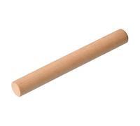 Rouleau à pâtisserie en bois de hêtre - Rouleau à pâtisserie en bois de hêtre - Rouleau à pâtisserie pour fondant, pizza, pâte brisée, biscuits, cookie, pâte à pâtes, 30 x 2,8 cm