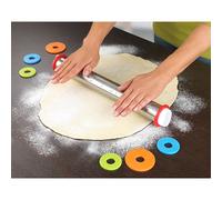 Rouleau à pâtisserie inox avec disques ajustables Wenko by Maximex