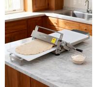 Rouleau à pâtisserie manuel avec épaisseur de pâte réglable, rouleau à pâtisserie pliable avec planche à rouler, rouleau à pâtisserie manuel pour pizzas, croissants, pâtisseries et fondants A