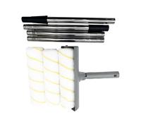 Rouleau à peindre, barre d'extension pour meubles, kit de peinture professionnel avec applicateur confortable, amélioration de la maison pour décoration intérieure, plafond, projets artistiques, 61 x