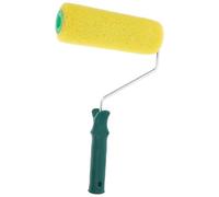Rouleau à Peinture à Motifs Texturés en ABS et Éponge Jaune | Finition Lisse et Décorative, pour Murs et Maçonnerie, Usage Maison, Rendu Professionnel