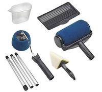 Rouleau à peinture avec réservoir et manche extensible Kit 6 pièces